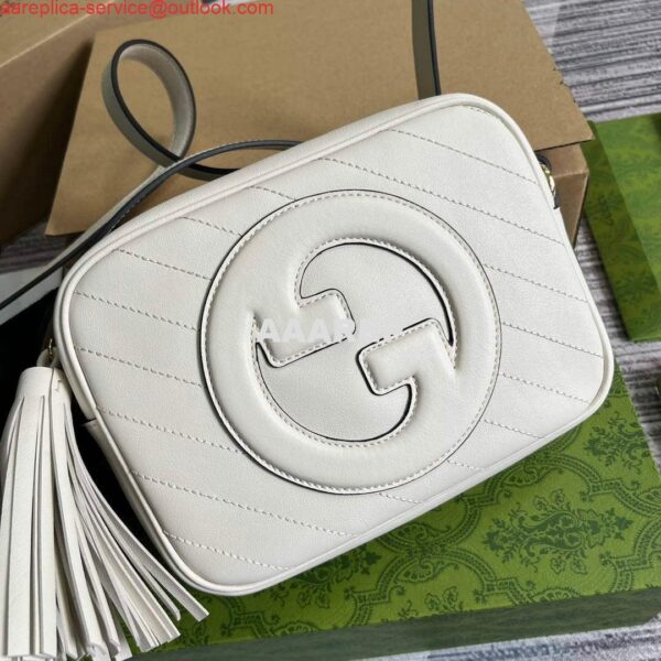 Replica Gucci 742360 Gucci Blondie Small Shoulder Bag White 5