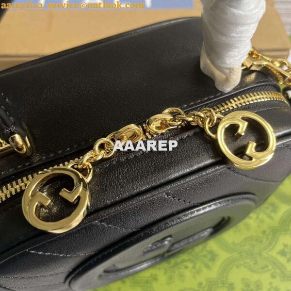 Replica Gucci 744434 Gucci Blondie Top Handle Bag Black 7