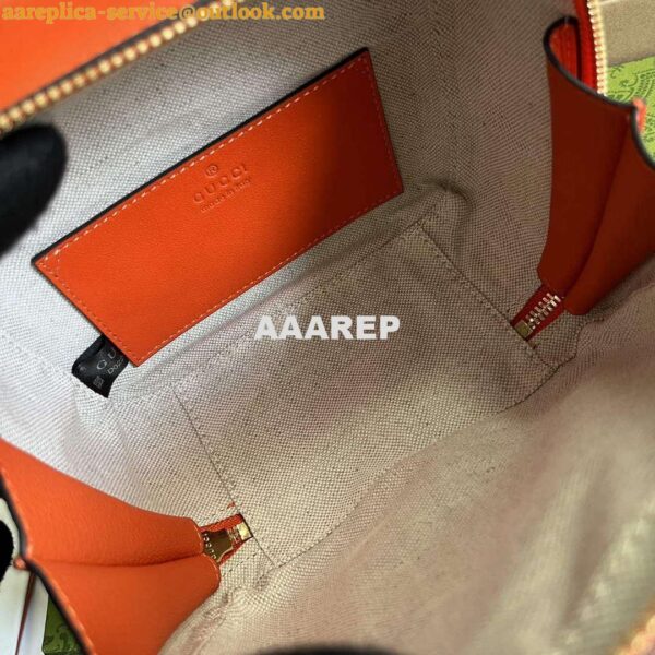 Replica Gucci 744434 Gucci Blondie Top Handle Bag Orange 9