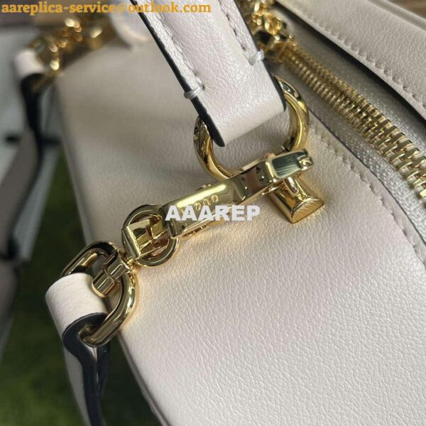 Replica Gucci 744434 Gucci Blondie Top Handle Bag White 6