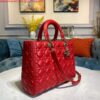 Replica Dior M0566 Large Lady Dior Bag Pink Cannage Lambskin