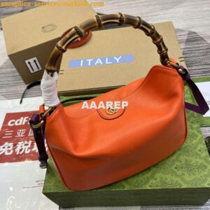 Replica Gucci 746124 Gucci Diana Medium Shoulder Bag Orange 2