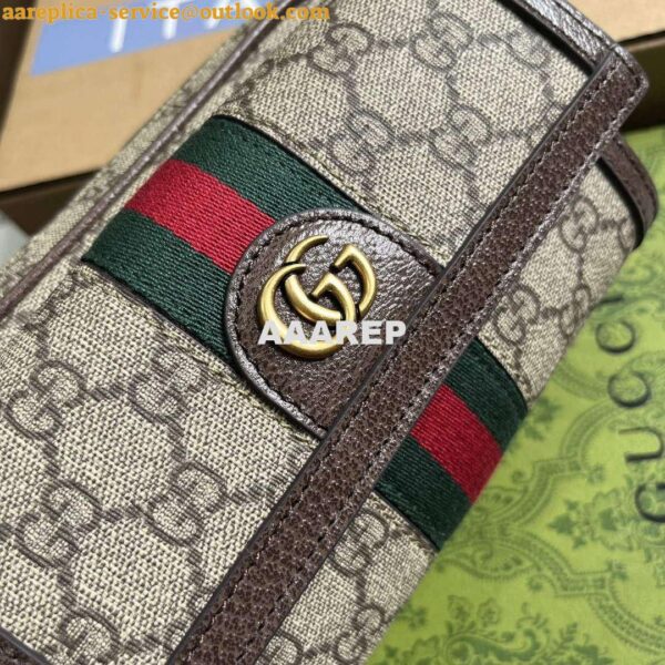 Replica Gucci 746308 Ophidia GG Mini Bag Brown 8