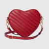 Replica Gucci 751628 Interlocking G Mini Heart Shoulder Bag White 2