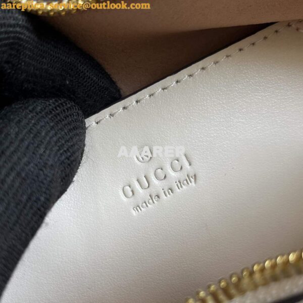 Replica Gucci 751628 Interlocking G Mini Heart Shoulder Bag White 10