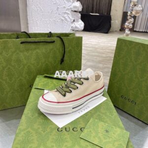 Replica Gucci x Converse Collection Sneaker C516 Beige 2