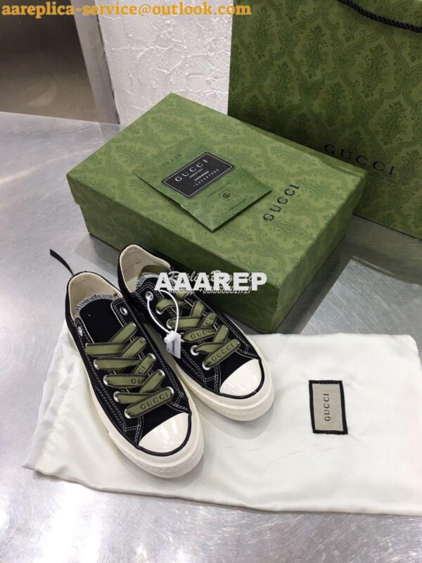 Replica Gucci x Converse Collection Sneaker C516 Black 3