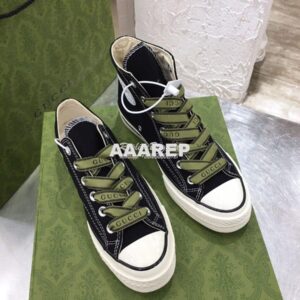 Replica Gucci x Converse Collection Sneaker C516 Black 2