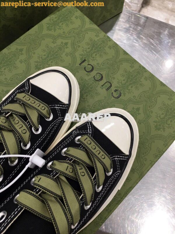 Replica Gucci x Converse Collection Sneaker C516 Black 8