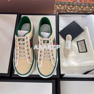 Replica Men Women's Gucci Tennis 1977 Sneaker 606110 Butter