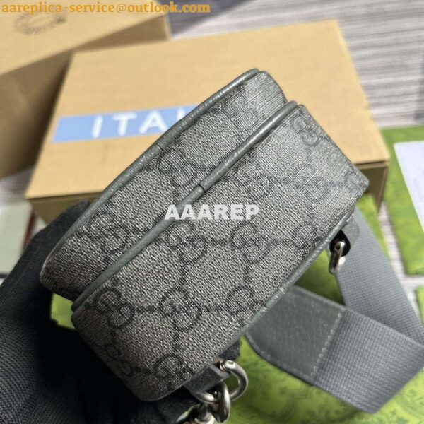 Replica Gucci 752565 Ophidia GG Mini Bag Grey 6