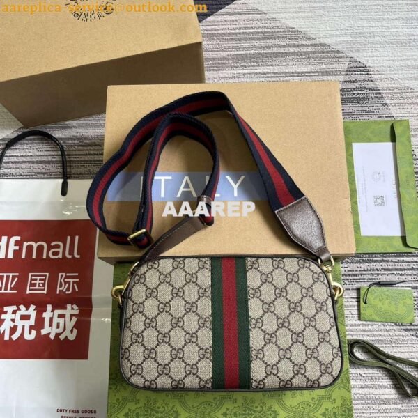 Replica Gucci 752591 Ophidia Gg Small Shoulder Bag Brown 3