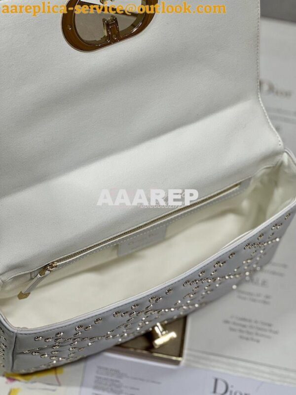 Replica Dior Medium Large Caro Bag Latte Gold Lucky Star Cannage Lambs 17