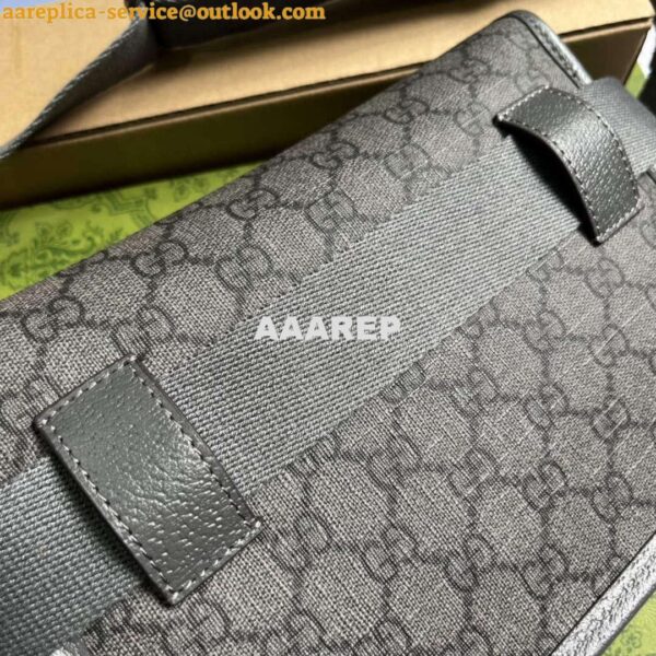 Replica Gucci 752597 Ophidia GG Small Belt Bag Grey 4