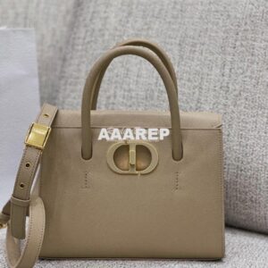 Replica Dior Medium St Honoré Tote Beige Grained Calfskin M9321U 2