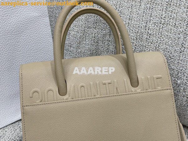 Replica Dior Medium St Honoré Tote Beige Grained Calfskin M9321U 14