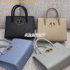 Replica Dior Medium St Honoré Tote Beige Grained Calfskin M9321U