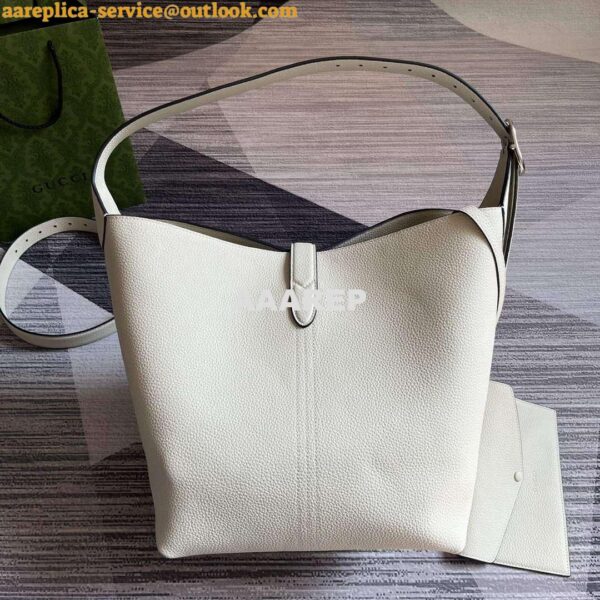 Replica Gucci 763103 Jackie 1961 Small Shoulder Bag White 3