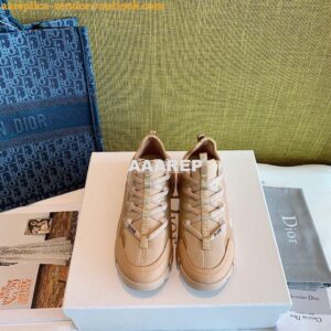 Replica Dior D-Connect Sneaker Technical Fabric Nude