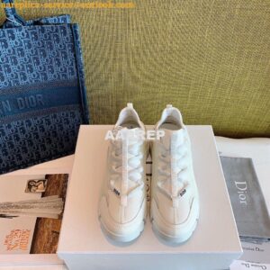 Replica Dior D-Connect Sneaker Technical Fabric White