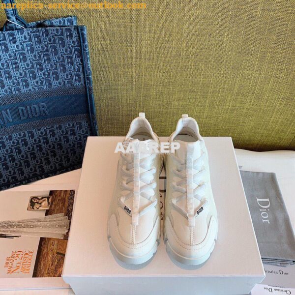 Replica Dior D-Connect Sneaker Technical Fabric White 3