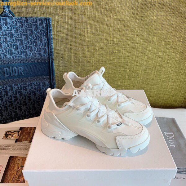 Replica Dior D-Connect Sneaker Technical Fabric White 4