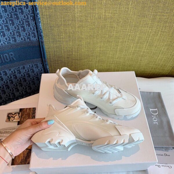 Replica Dior D-Connect Sneaker Technical Fabric White 7