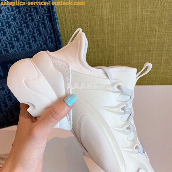 Replica Dior D-Connect Sneaker Technical Fabric White 8