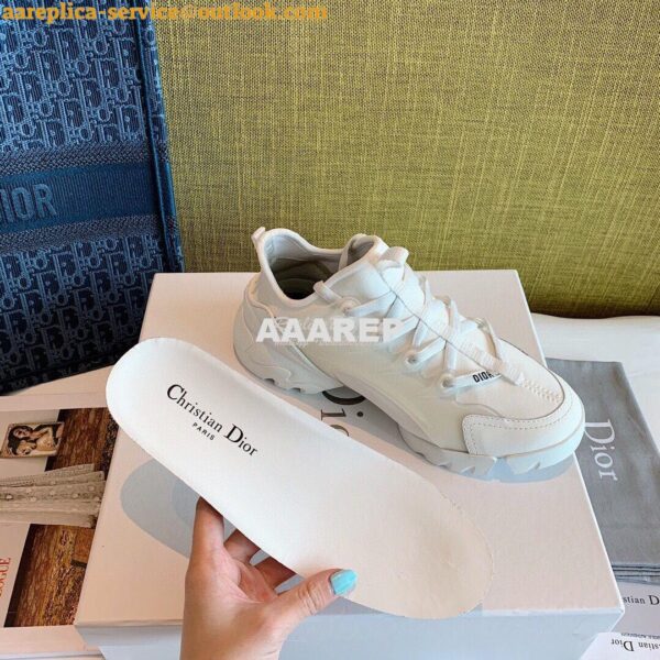 Replica Dior D-Connect Sneaker Technical Fabric White 11