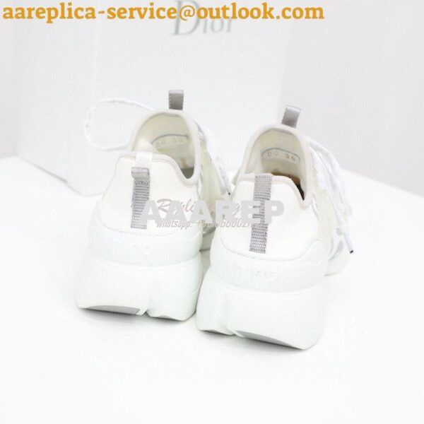 Replica Dior D-Connect Sneaker White Spatial Printed Reflective Techni 9