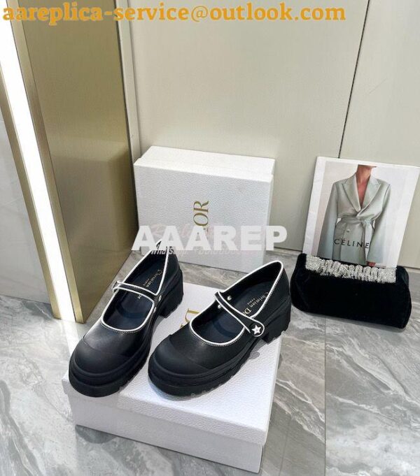 Replica Dior D-Doll 2.0 Pump Black Supple Calfskin KCP951 3