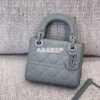 Replica Dior Miss Caro Micro Bag Black Macrocannage Lambskin S5170U 2