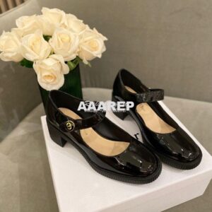 Replica Dior D-Doll Pump Black Shiny Calfskin KCP909 2