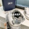 Replica Dior 3SH132 B27 High Top Sneaker White Calfskin With Oblique Jacquard 2