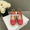 Replica Dior D-Doll Pump Metallic Silver Shiny Calfskin KCP909