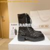 Replica Dior D-Leader Ankle Boot White Quilted Cannage Calfskin KCI733 2