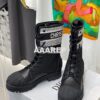 Replica Dior D-Major Ankle Boot Black Calfskin and Taupe Technical Fab 2