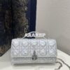 Replica Dior Miss Dior Mini Bag Latte Cannage Lambskin S0980O 2