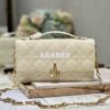 Replica Dior Miss Dior Mini Bag Latte Cannage Lambskin S0980O