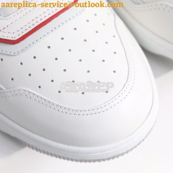 Replica Dior B27 Mid-Top Sneaker Red and White Smooth Calfskin with Wh 8