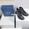 Replica Dior B28 Men/Women High-Top Sneaker Black Dior Oblique Jacquar 2