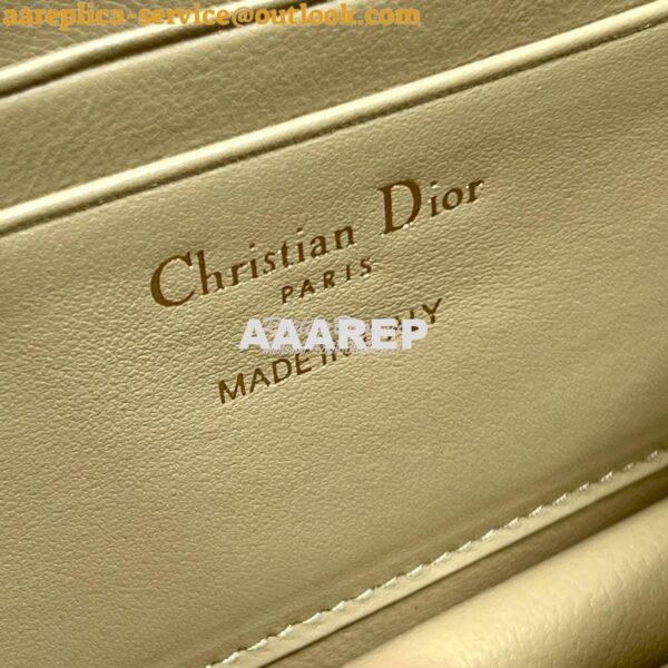 Replica Dior Miss Dior Mini Bag Sand Cannage Lambskin S0980O 11