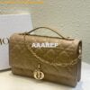 Replica Dior Miss Dior Mini Bag Sand Cannage Lambskin S0980O