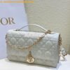 Replica Dior Miss Dior Top Handle Bag Cannage Lambskin M0997 Melocoton 2