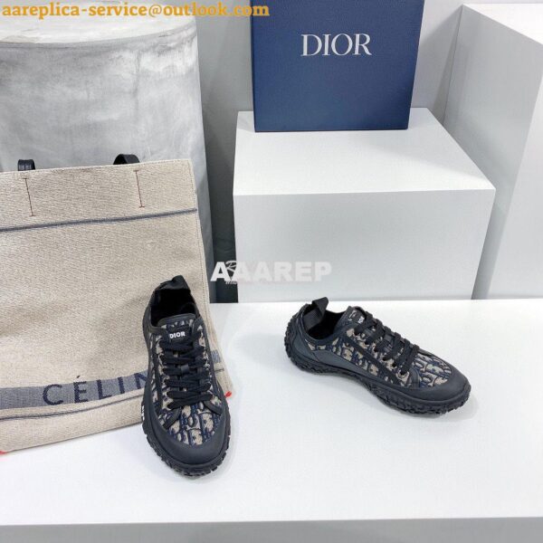 Replica Dior B28 Men/Women Low-Top Sneaker Beige and Black Dior Obliqu 6