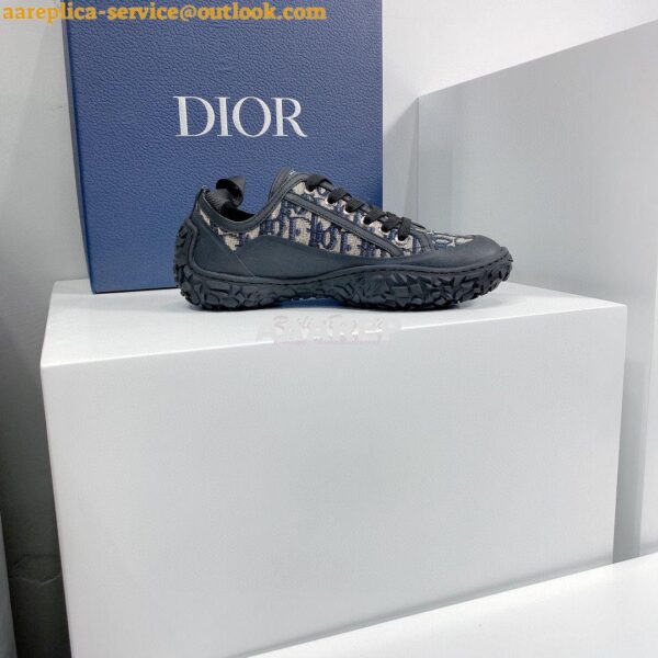 Replica Dior B28 Men/Women Low-Top Sneaker Beige and Black Dior Obliqu 6