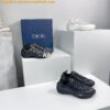 Replica Dior B28 Men/Women Low-Top Sneaker Beige and Black Dior Obliqu