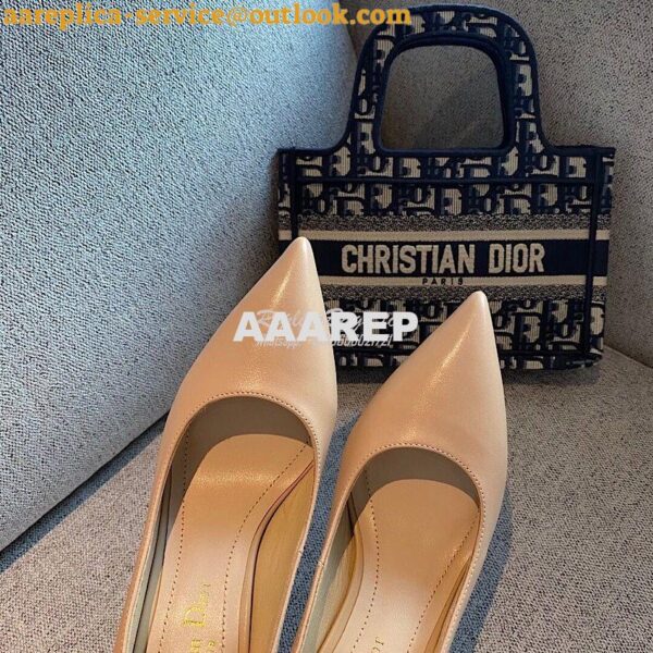 Replica Dior D-Moi Pump Nude Lambskin KDP487 7