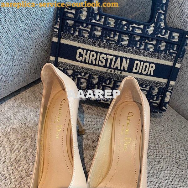 Replica Dior D-Moi Pump Nude Lambskin KDP487 8