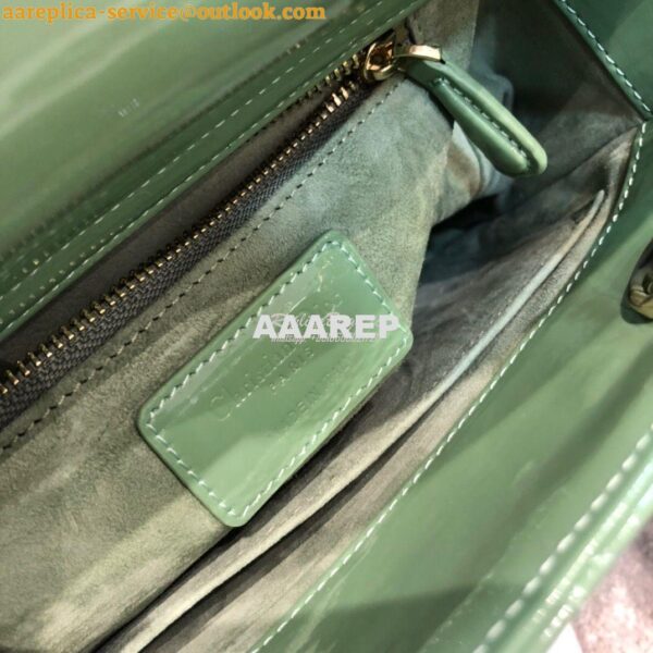 Replica Dior My ABCdior Lady Dior Bag in Patent Calfskin M0538 Avocado 13